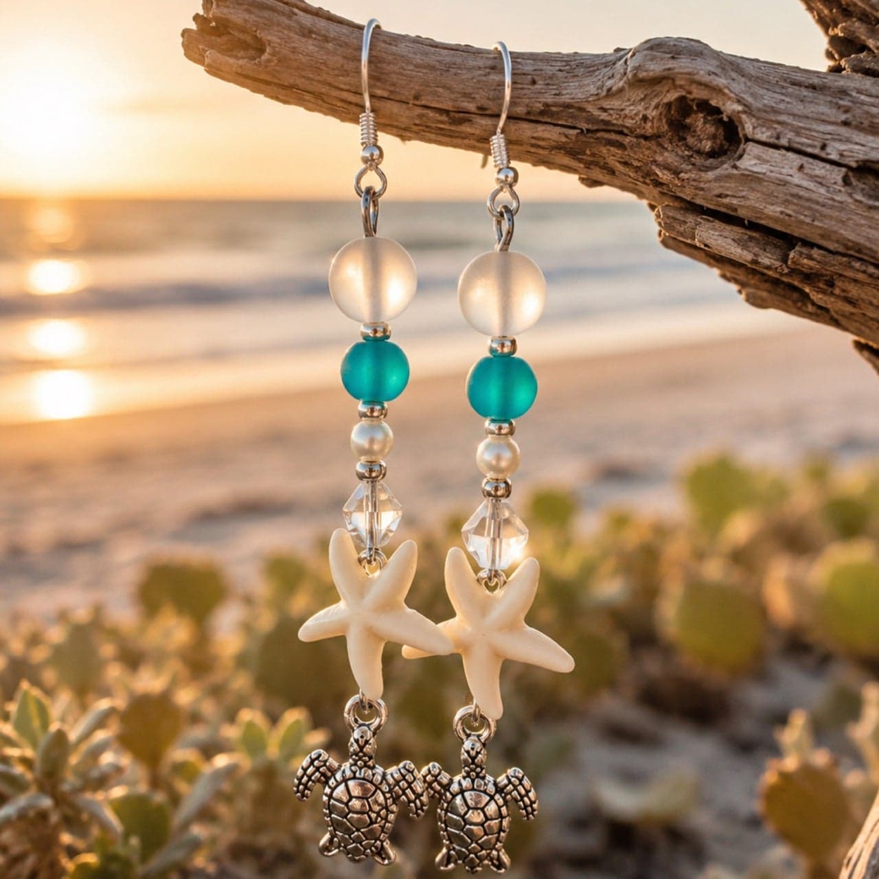 Handmade earrings — No. 366