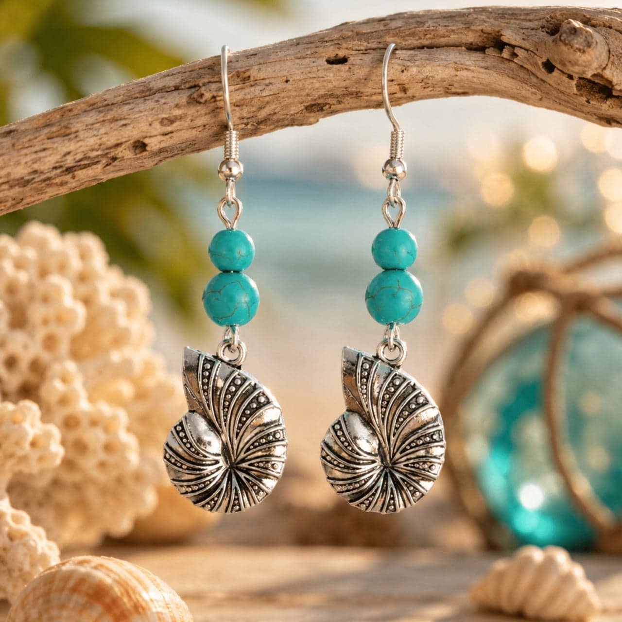 Handmade earrings — No. 392