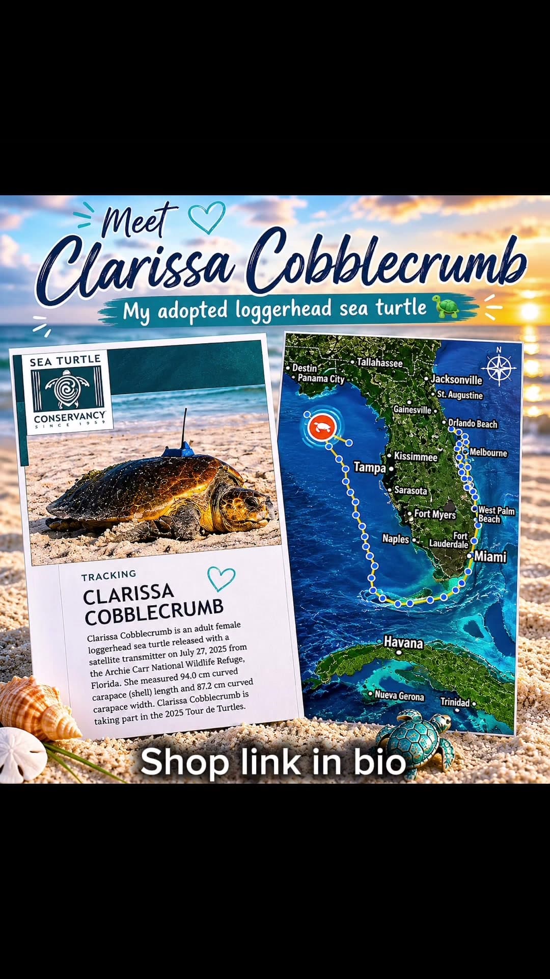 Clarissa Cobblecrumb, Loggerhead Sea Turtle