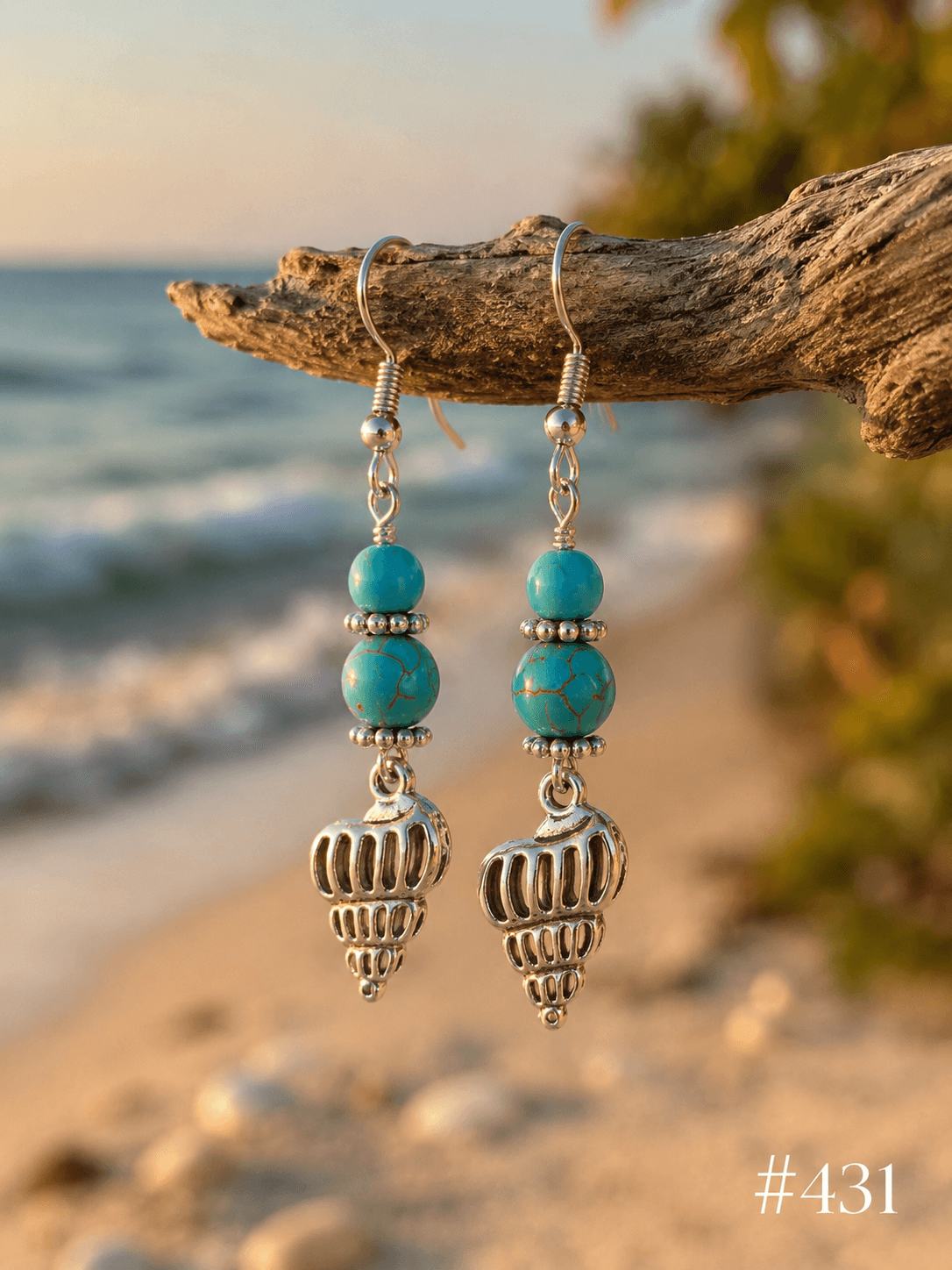 Handmade earrings — 431