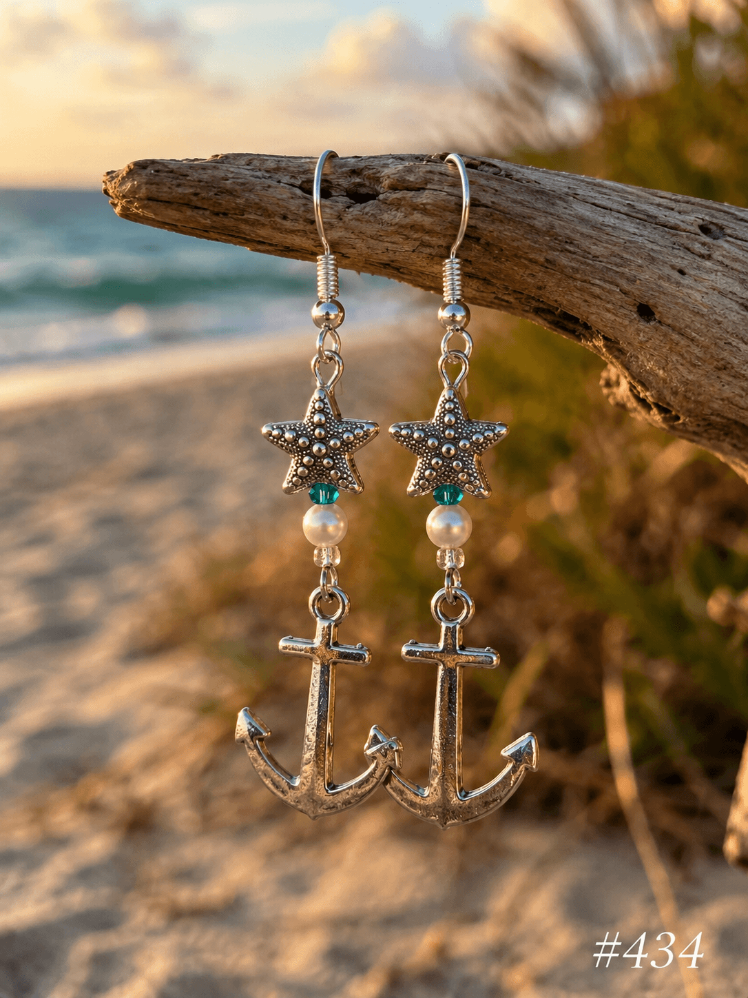 Handmade earrings — 434