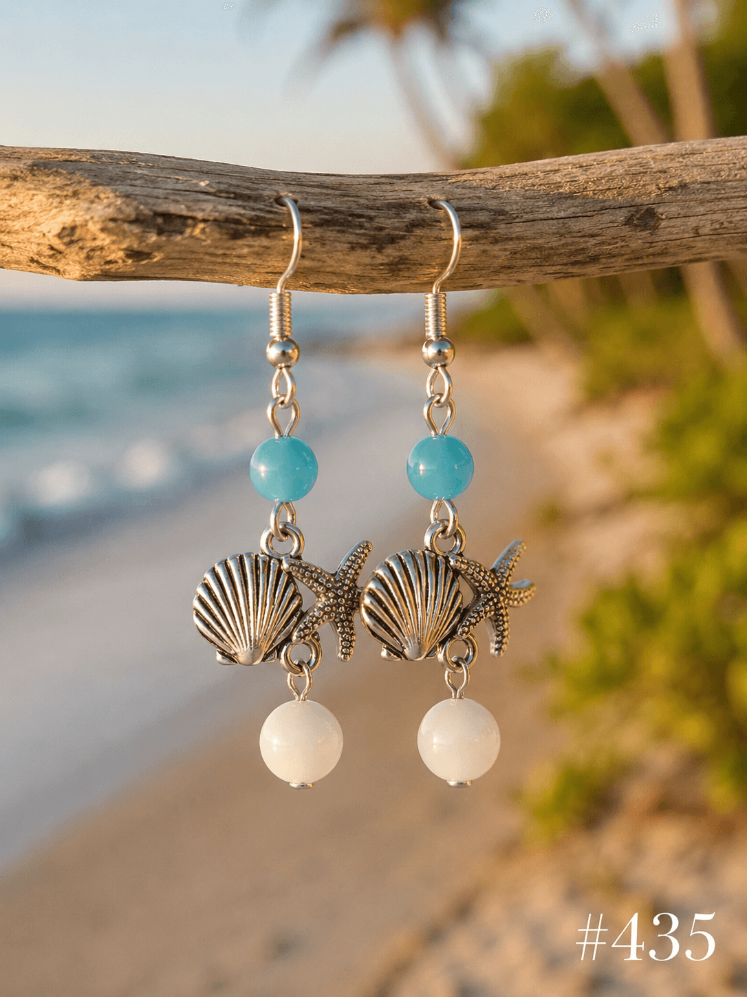 Handmade earrings — 435