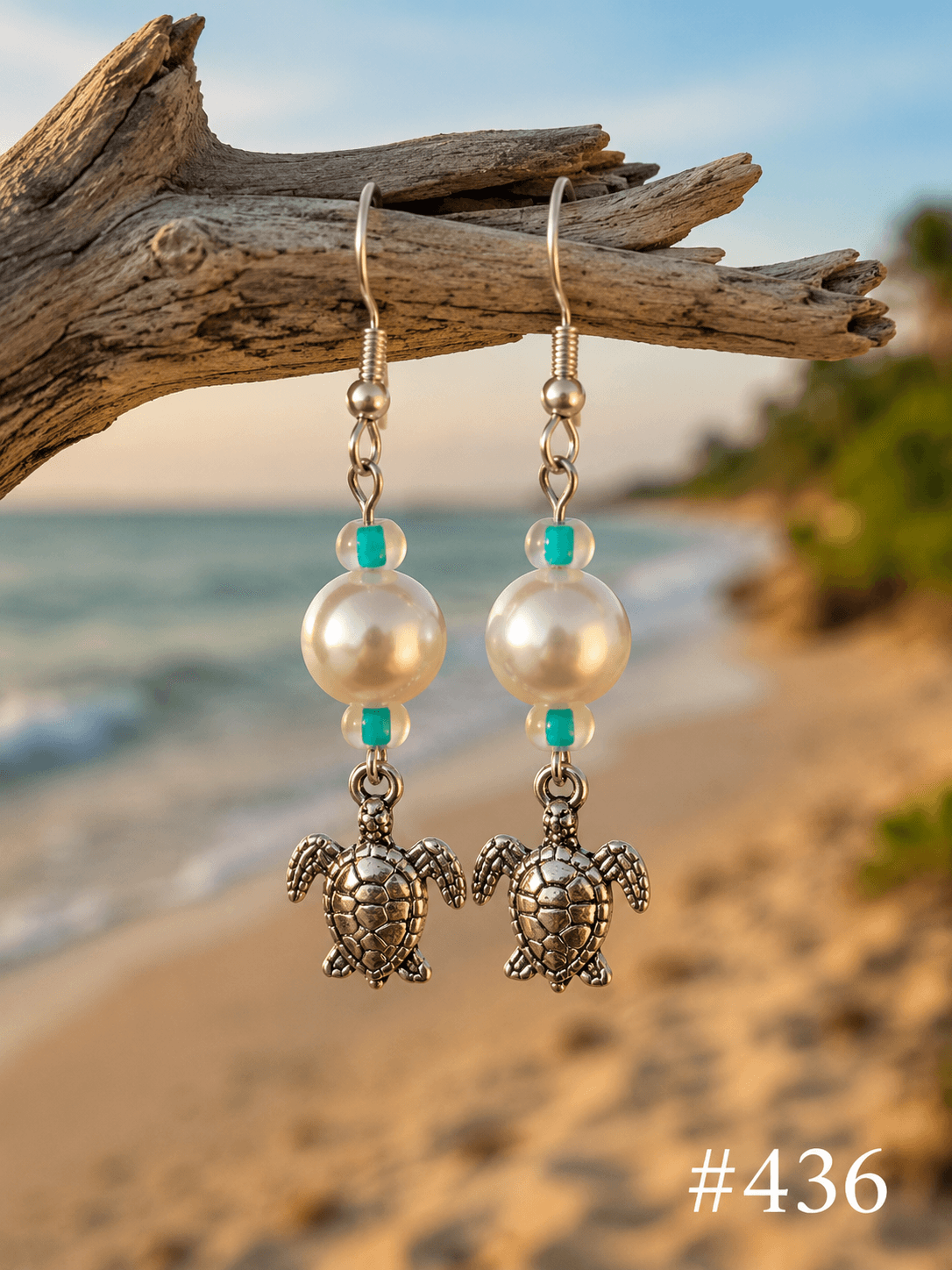 Handmade earrings — 436