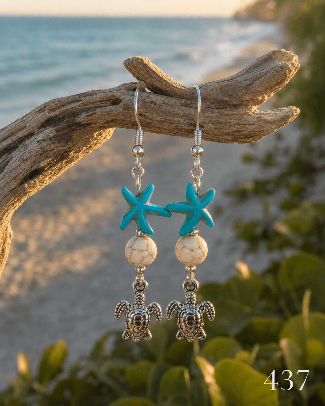 Handmade earrings — 437