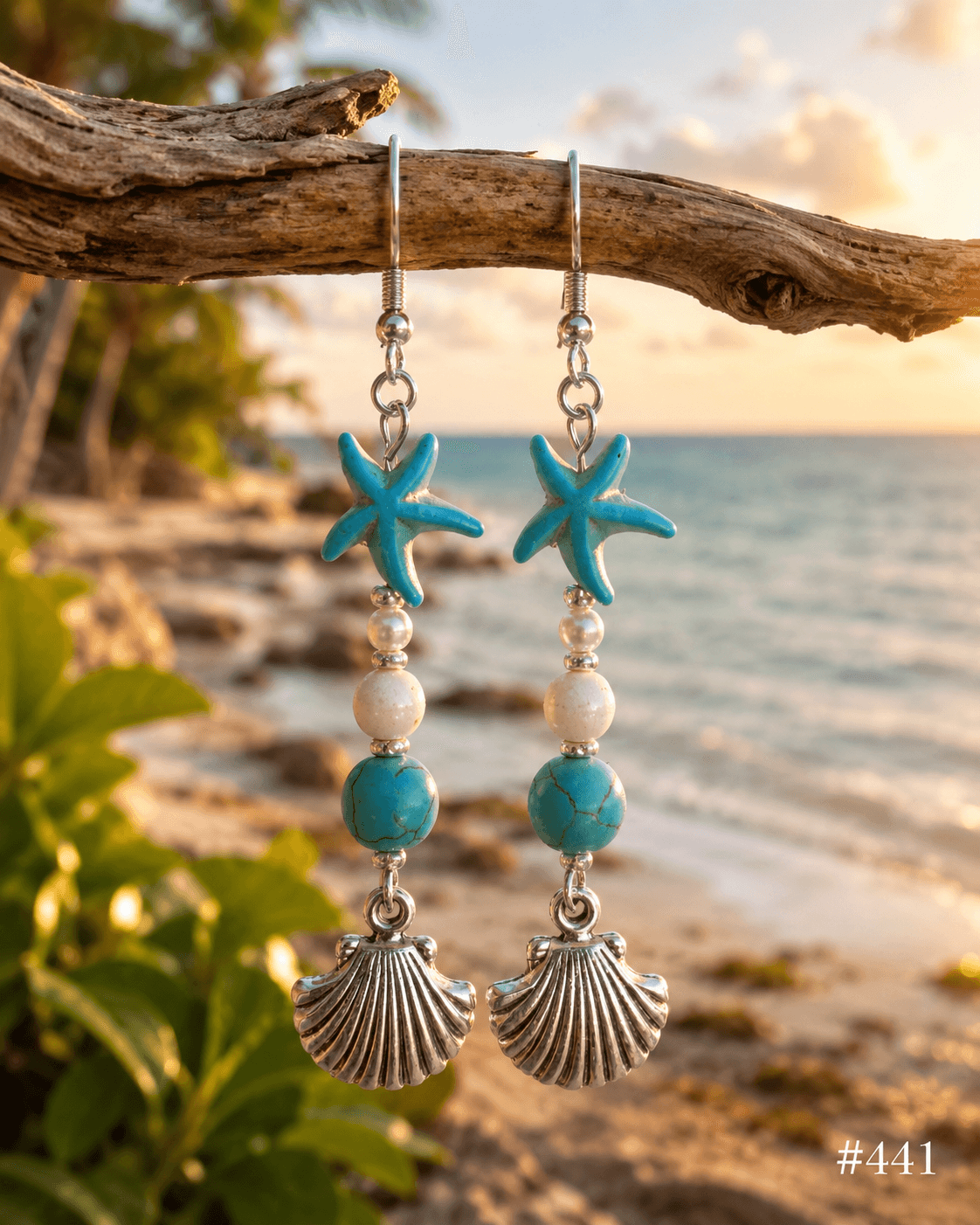 Handmade earrings — 441
