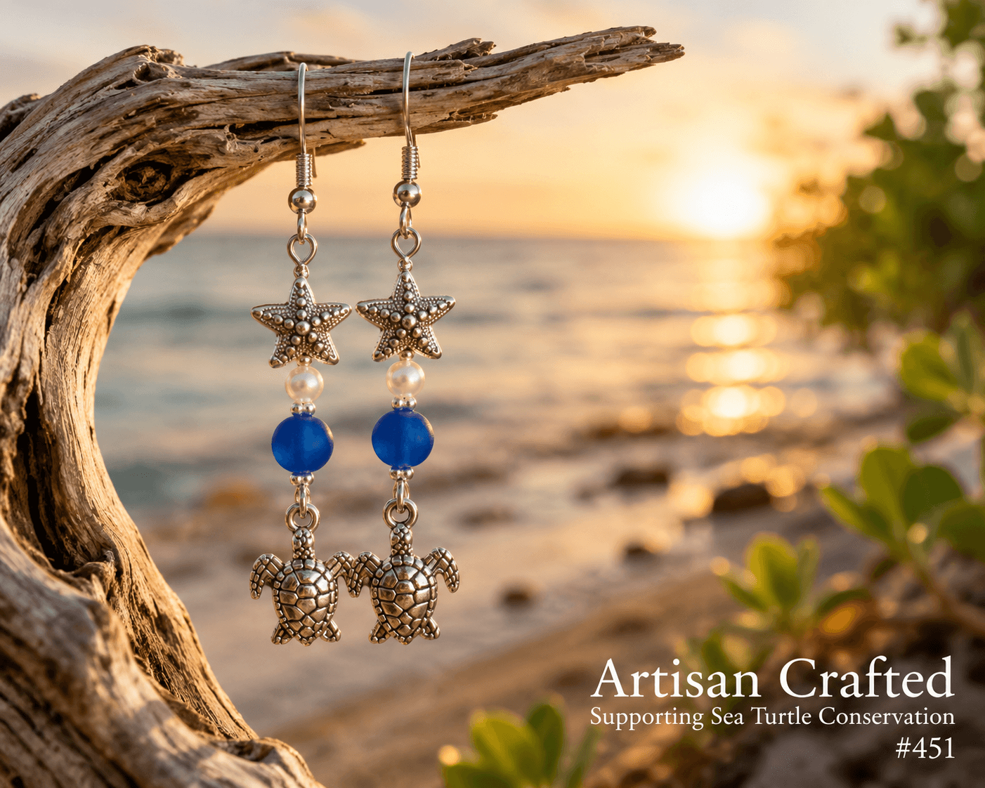 Handmade earrings — 451