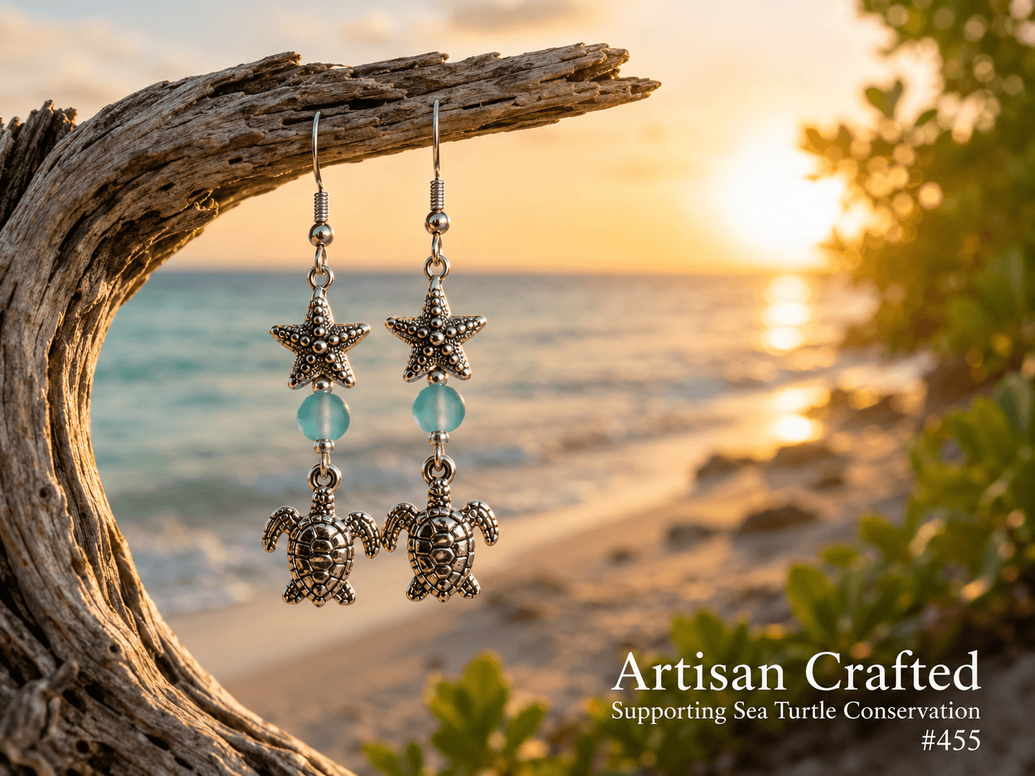 Handmade earrings — 455