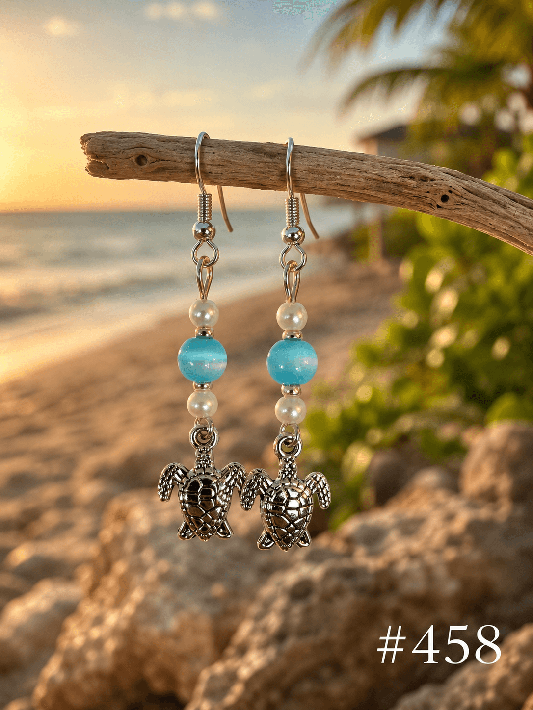 Handmade earrings — 458