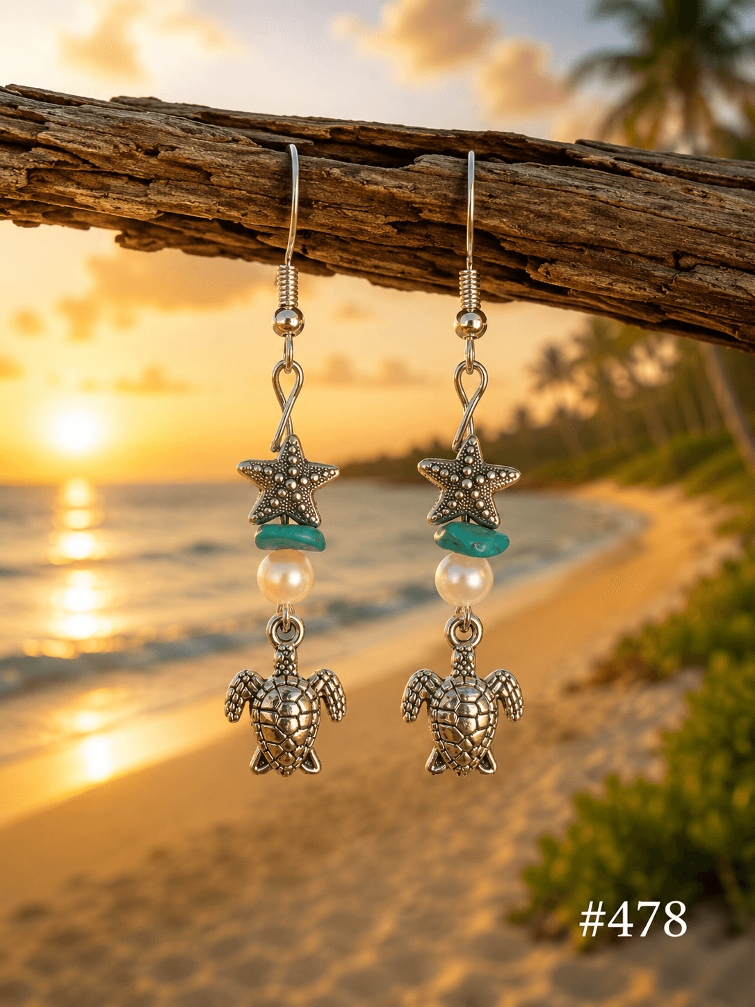 Handmade earrings — 478