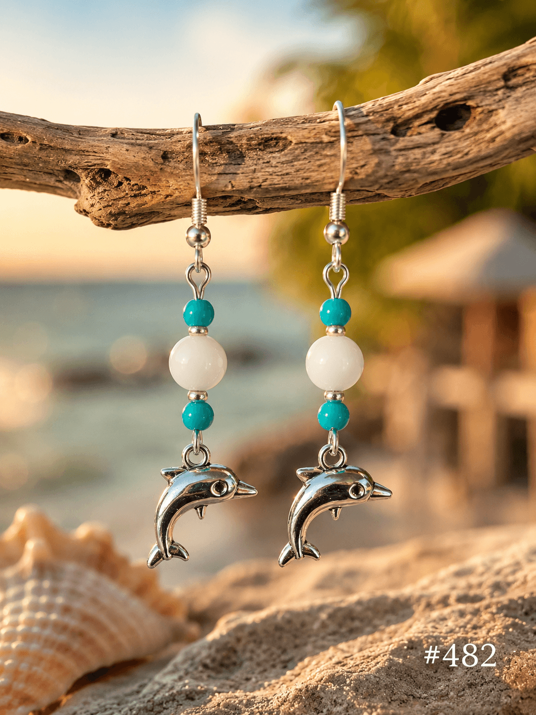 Handmade earrings — 482