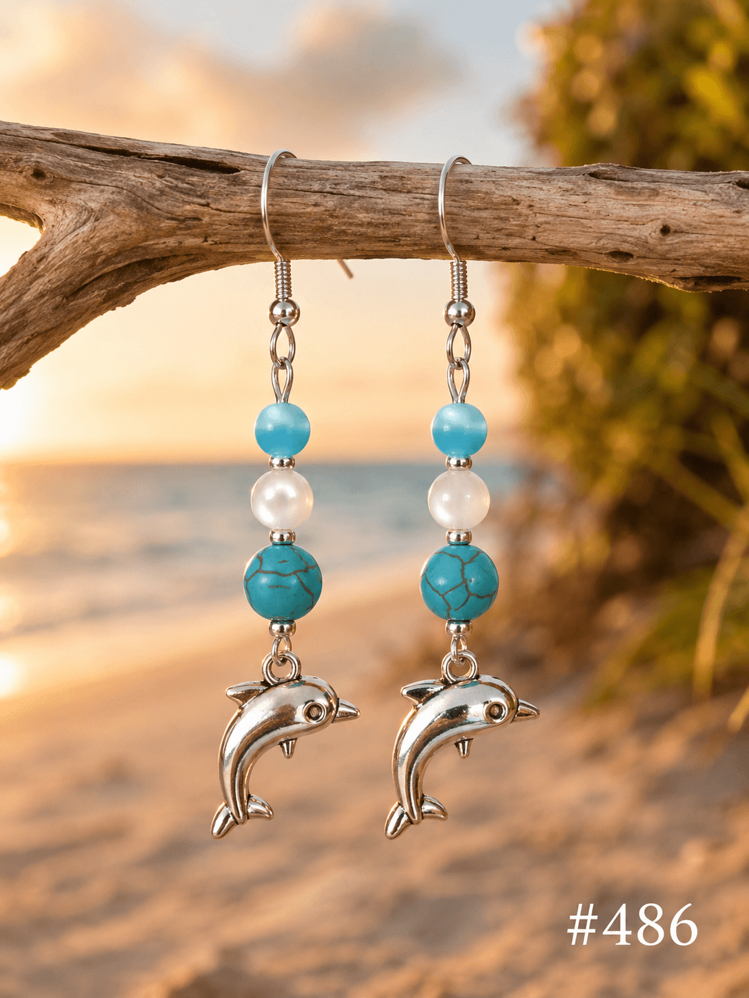Handmade earrings — 486