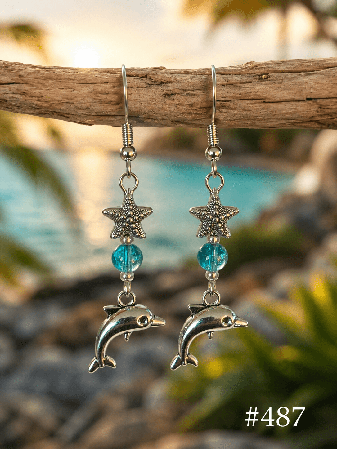 Handmade earrings — 487