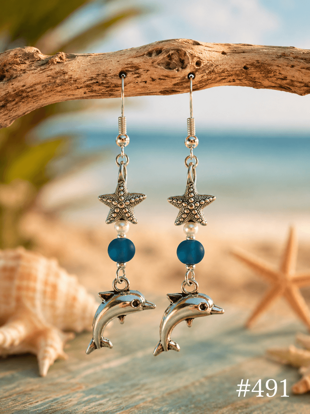 Handmade earrings — 491