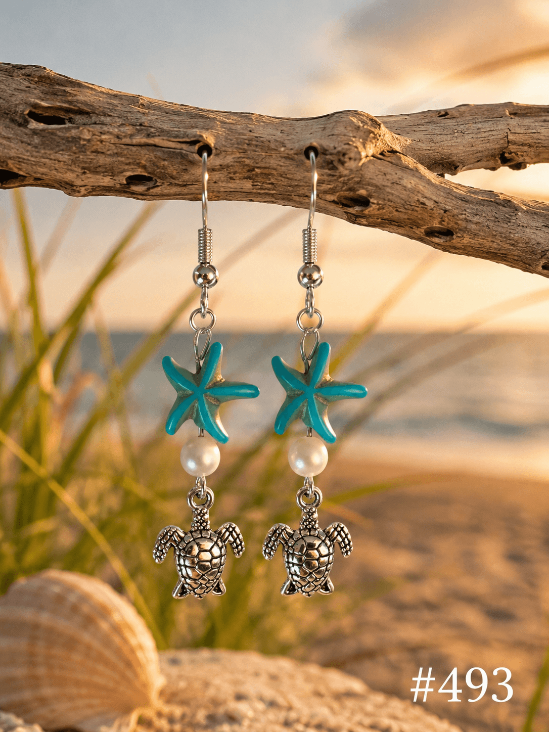 Handmade earrings — 493