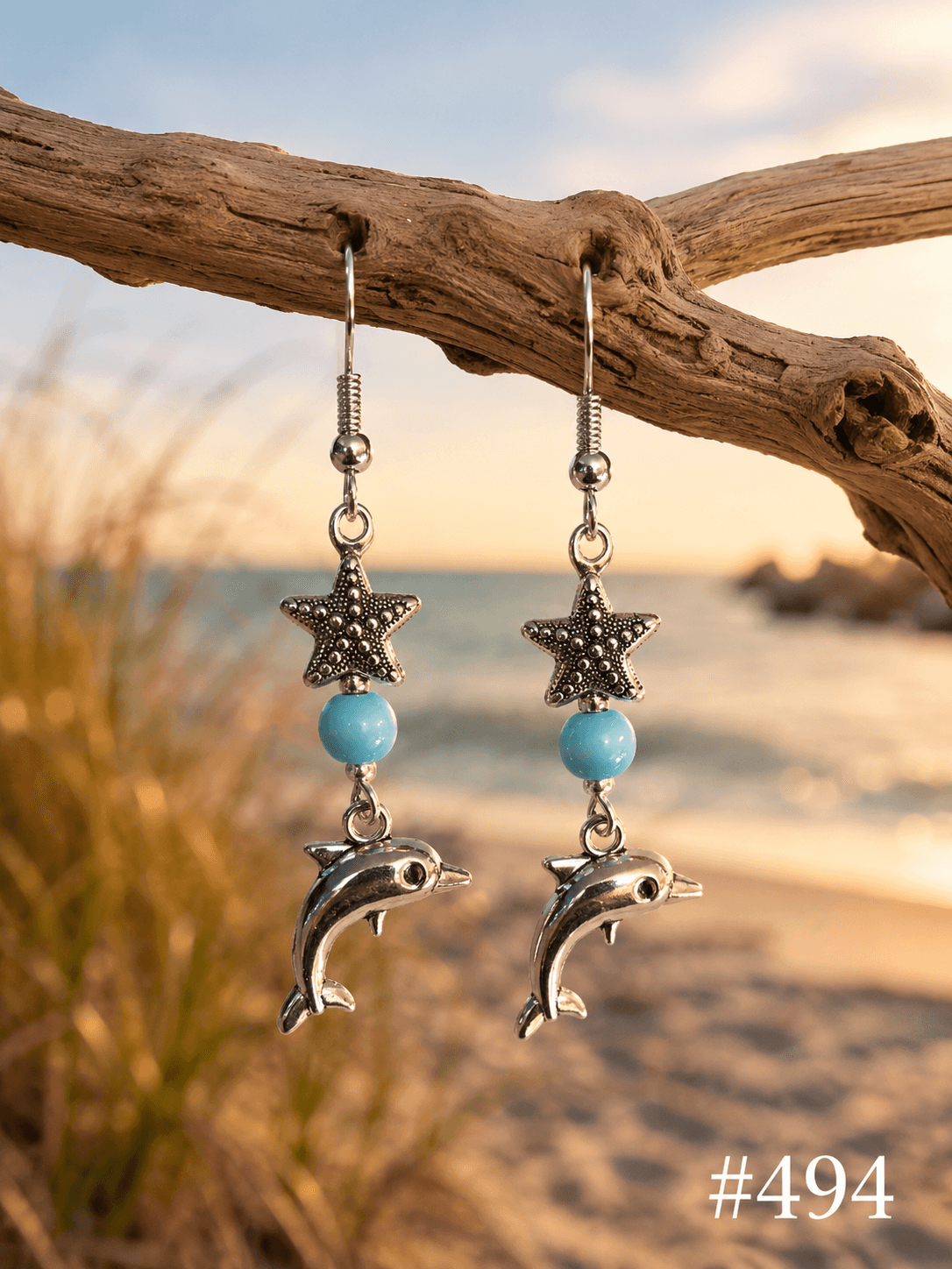 Handmade earrings — 494