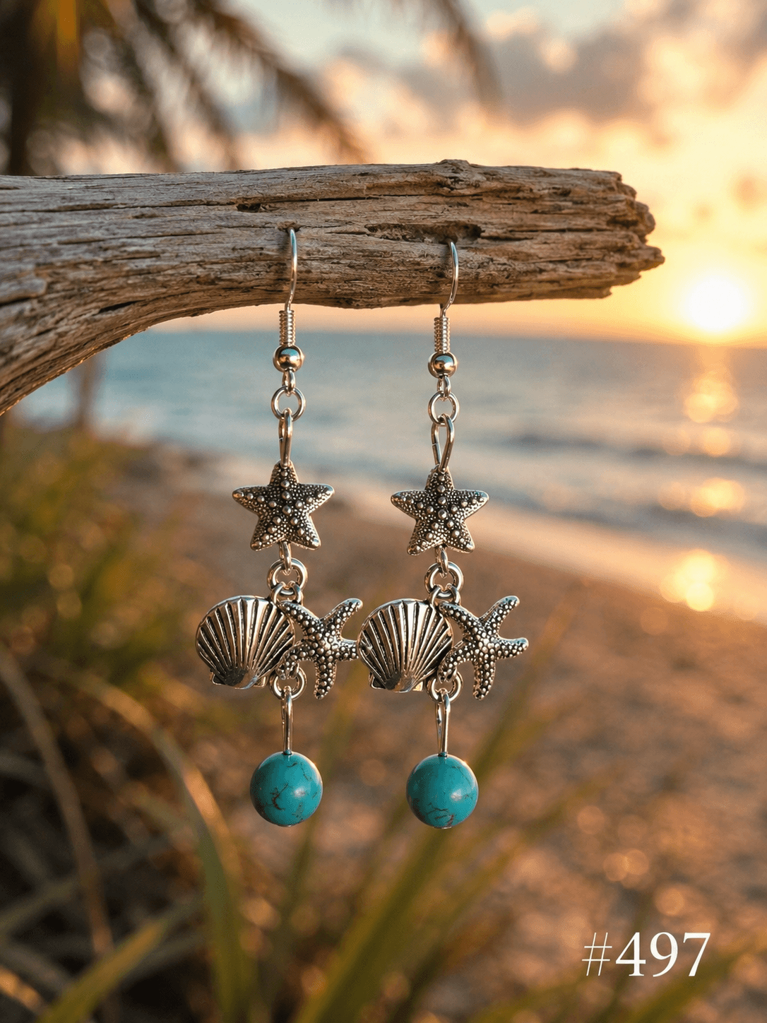 Handmade earrings — 497
