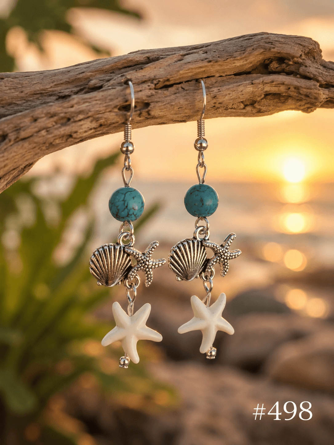 Handmade earrings — 498